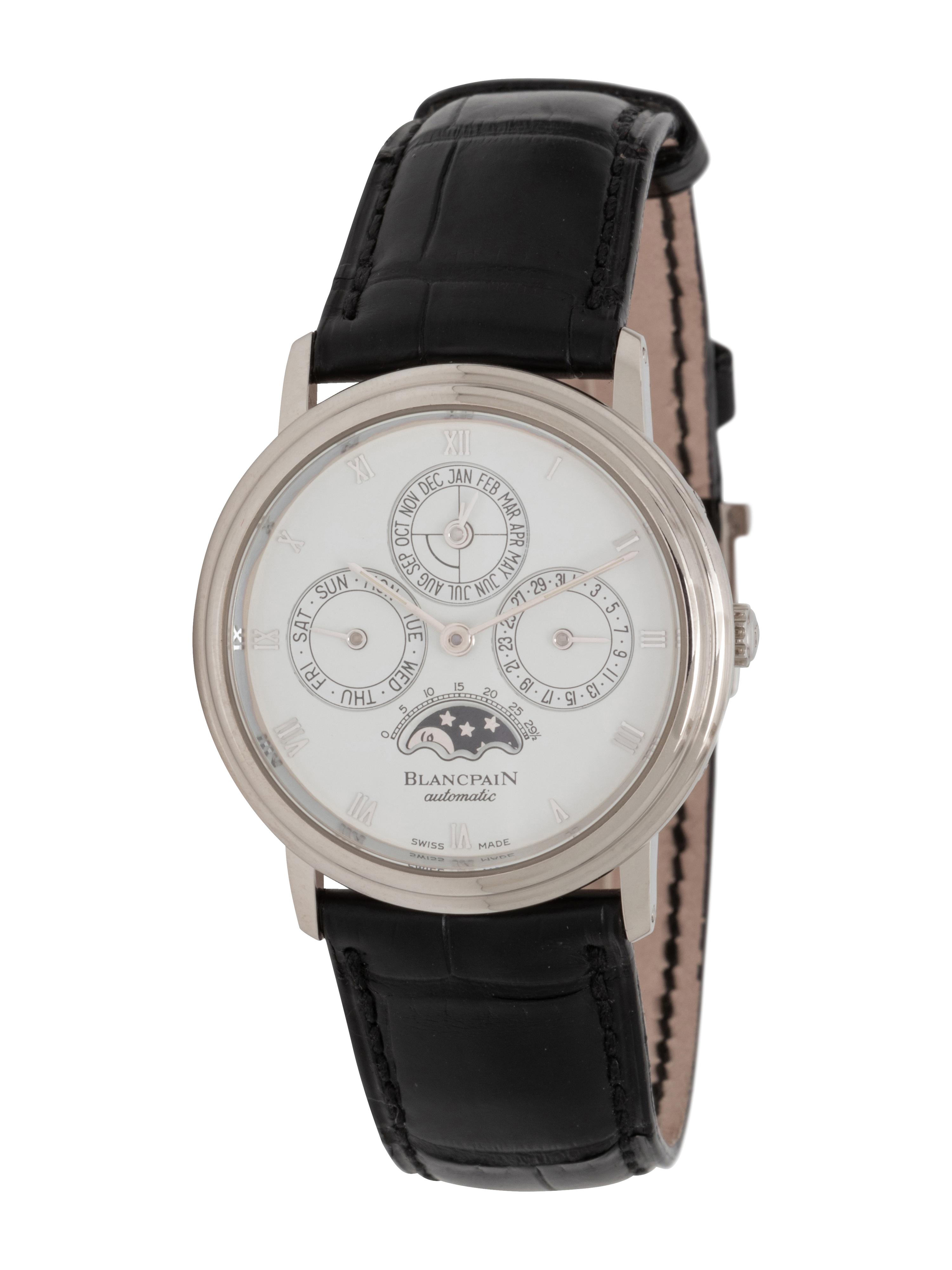 BLANCPAIN, PLATINUM PERPETUAL CALENDAR MOON-PHASE WATCH