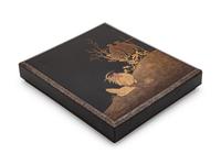 A Gold and Black Lacquer Document Box, Rhyoshibako