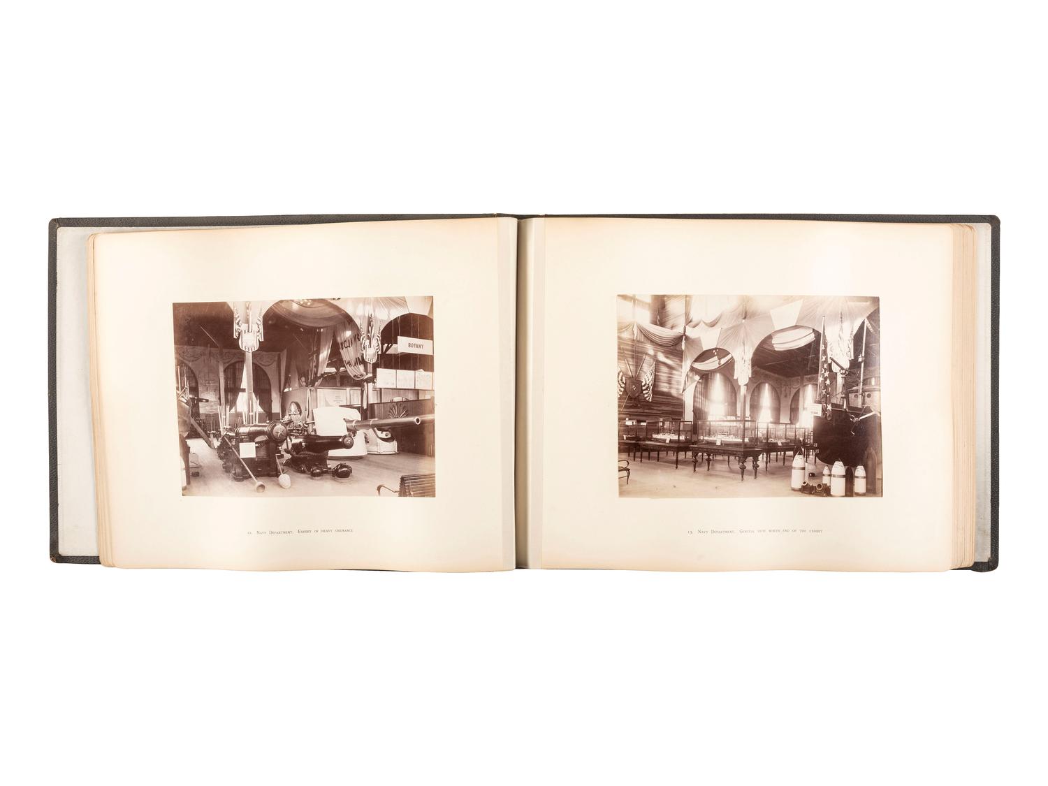 [EARLY PHOTOGRAPHY]. DODGE, Charles Richards, photographer. Official views of the United States Government Exhibits with Principal Buildings at the Cotton States and International Exposition held at Atlanta, Georgia, 1895 .