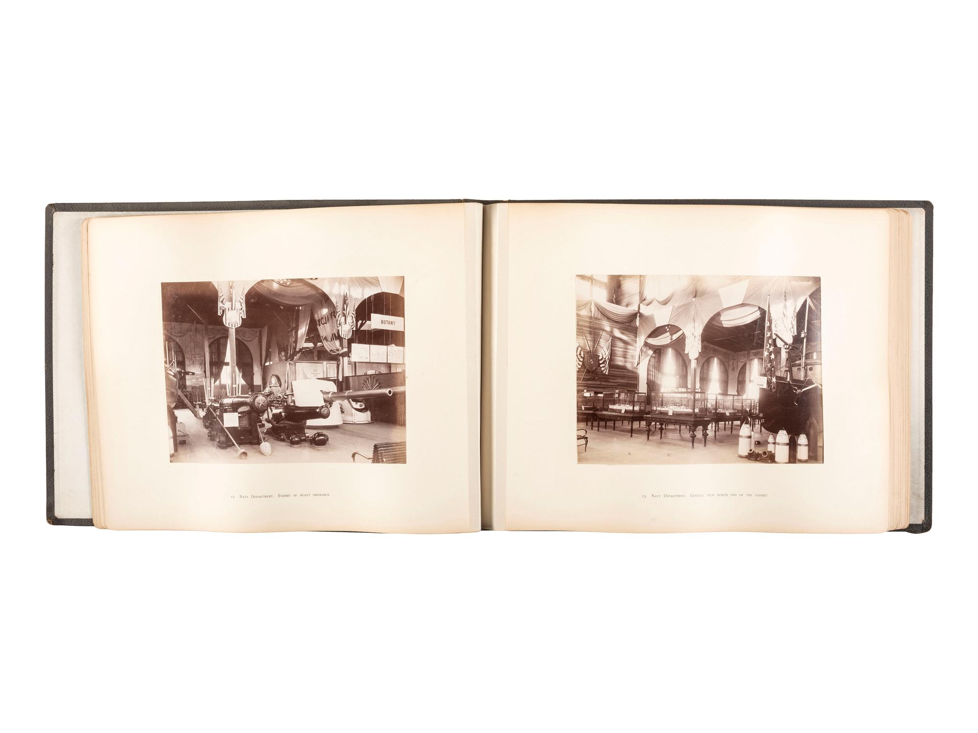 [EARLY PHOTOGRAPHY]. DODGE, Charles Richards, photographer. Official views of the United States Government Exhibits with Principal Buildings at the Cotton States and International Exposition held at Atlanta, Georgia, 1895 .