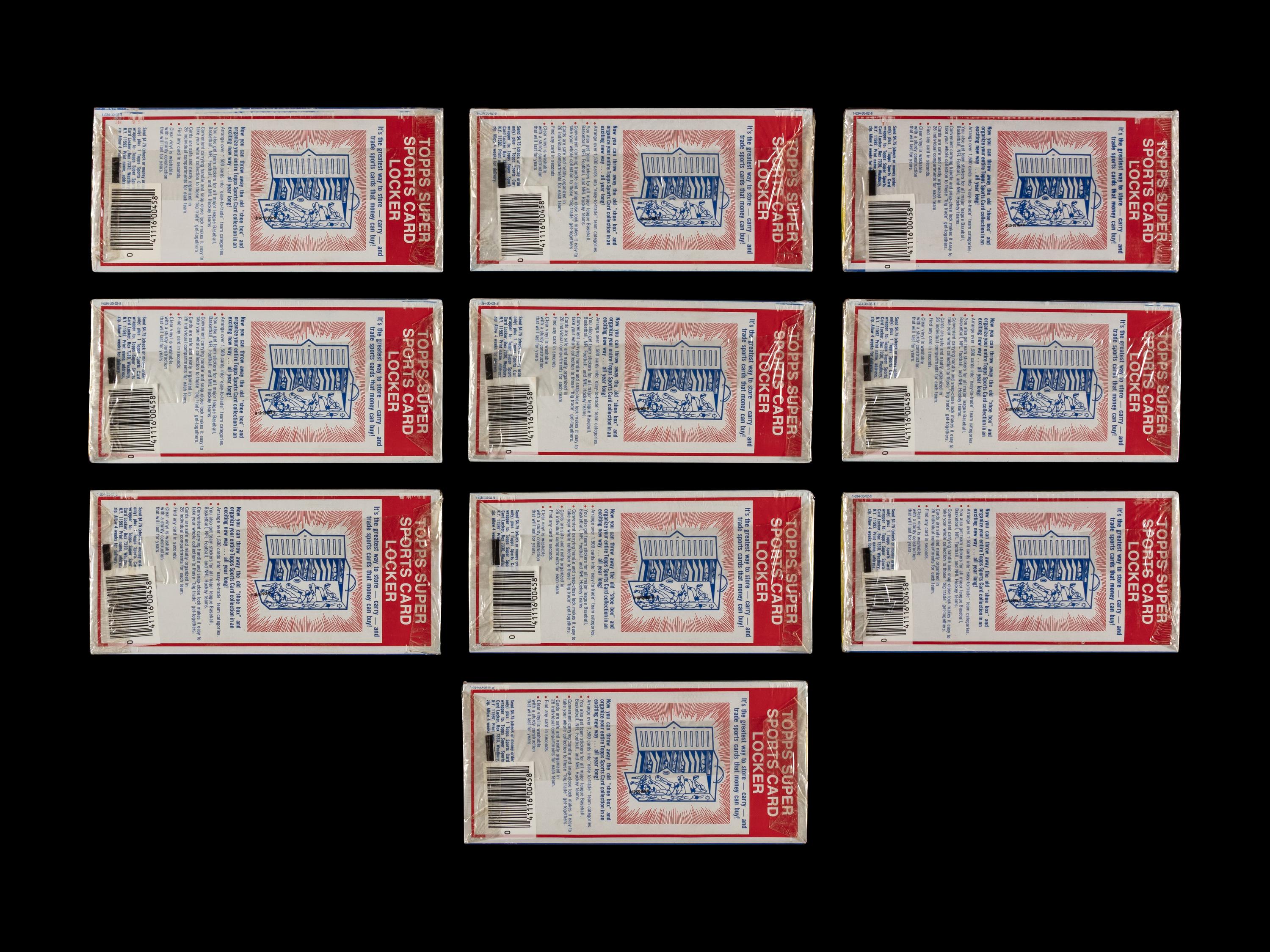 A Collection of Unopened 1979 Topps Baseball Card Three-Packs - Possible Ozzie Smith Rookie Cards (x10)