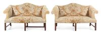 A Pair of George III Mahogany Diminutive Sofas