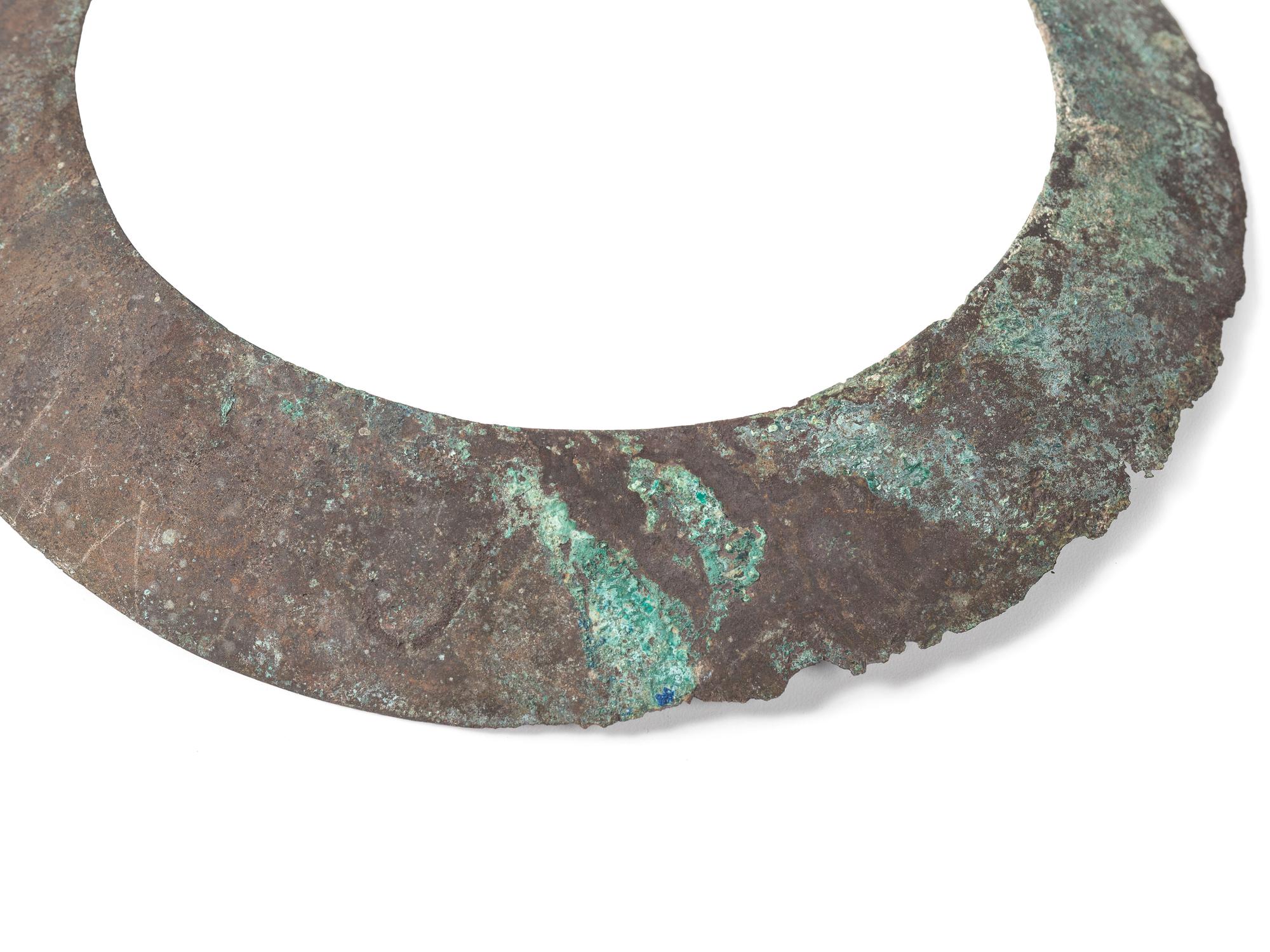 African Copper Collar AND Pair of Arm Bands