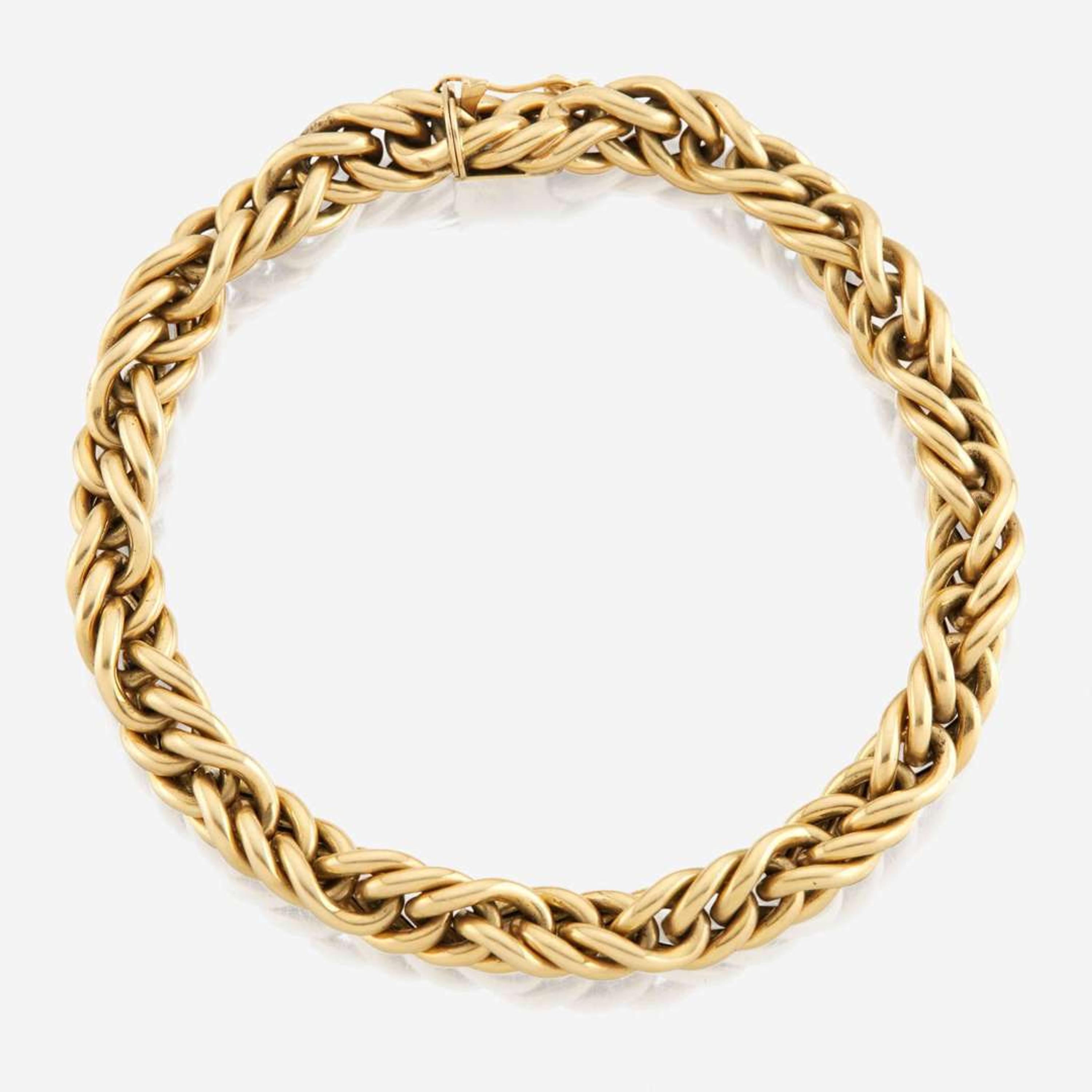 A gold bracelet, Cartier France