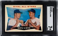 A 1960 Topps Rival All Stars Baseball Card No. 160 (SGC 7 NRMT)