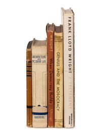 WRIGHT, Frank Lloyd (1867-1959). A group of 10 works, comprising: