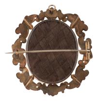 [EARLY PHOTOGRAPHY]. 3 pieces of Daguerreian jewelry.