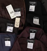 Seven Chanel Pieces: One Two-Piece Pant Ensemble, One Dress, Four Skirts, 1998-2004