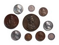[EXONUMIA] Ten Commemorative Medallions Relating to Louis XV