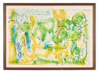 Untitled (Figures in Landscape), circa 1974