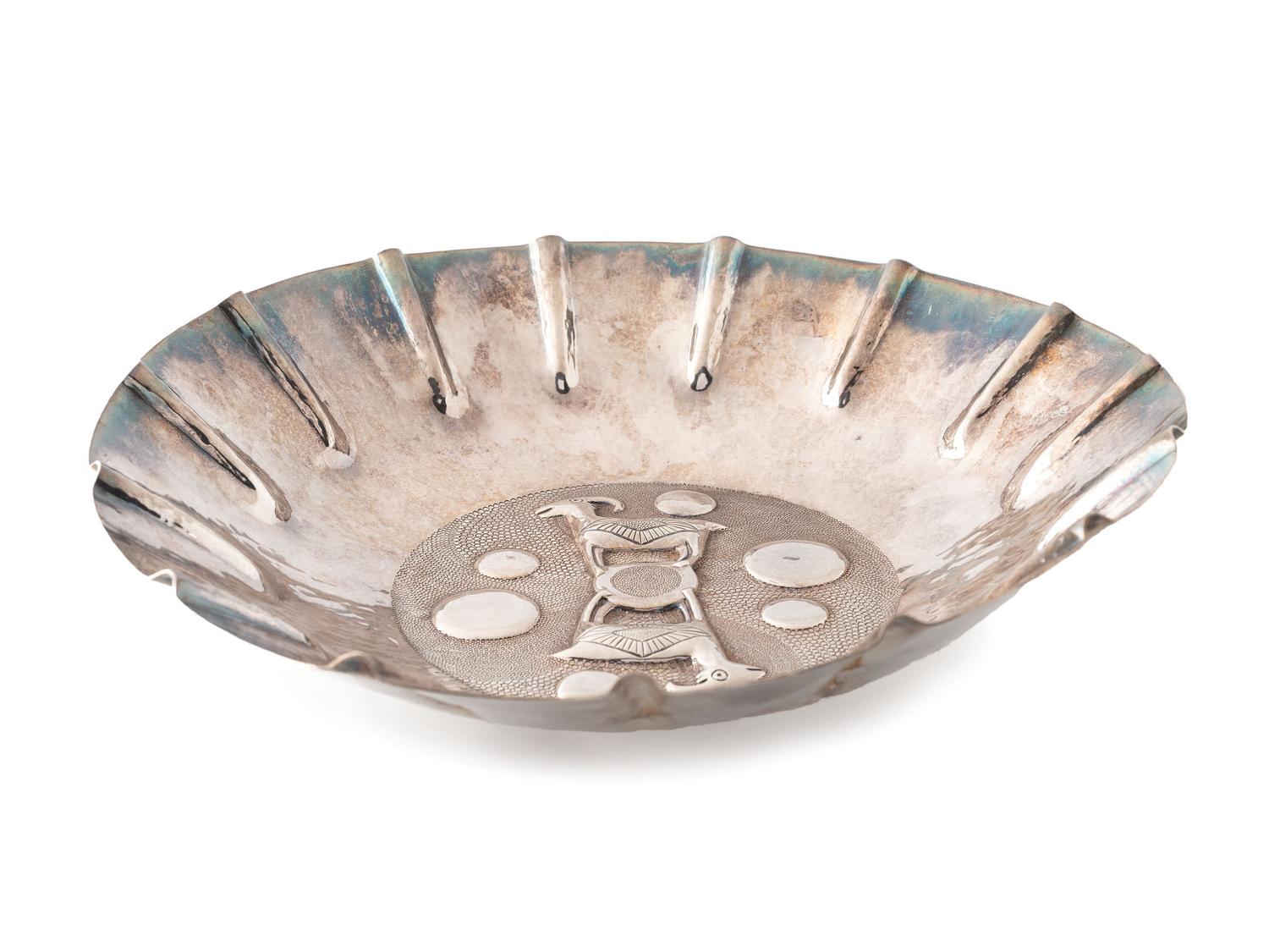 Southwestern-style Silver Bowl