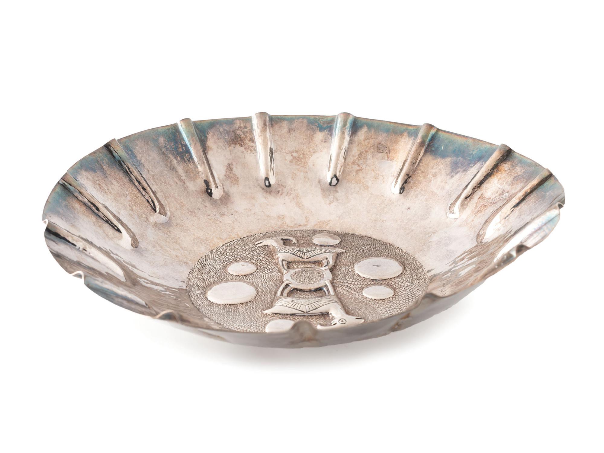 Southwestern-style Silver Bowl
