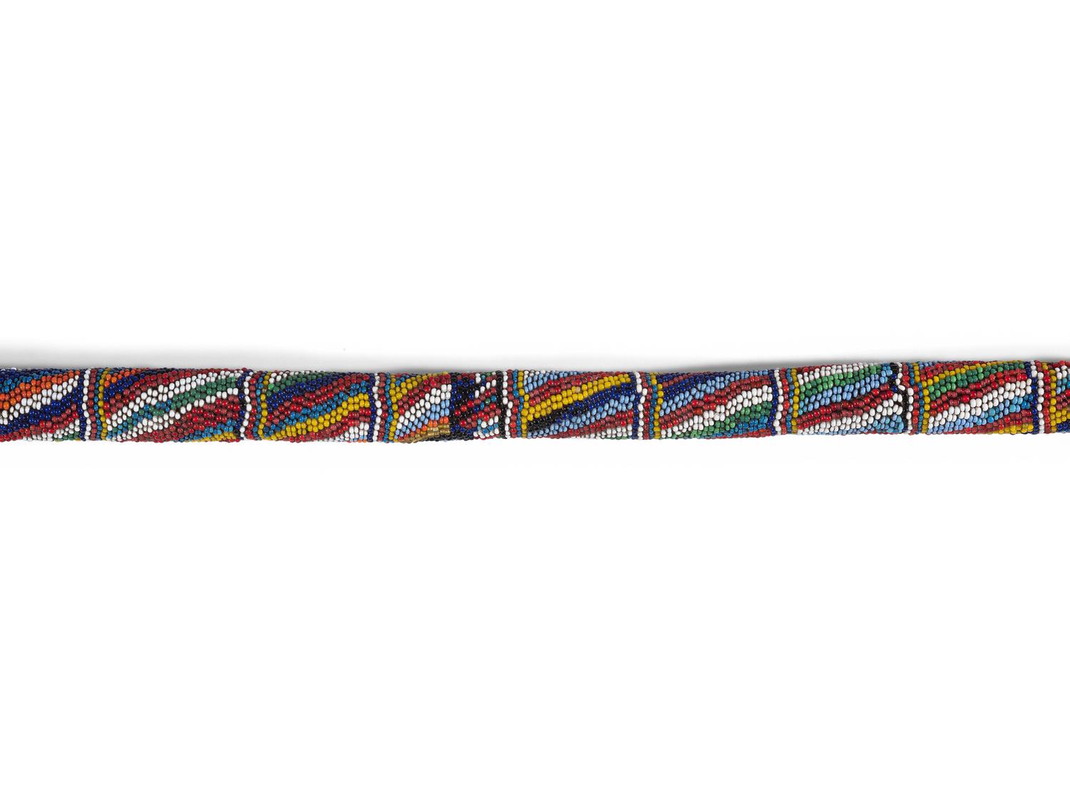 Apache Beaded Wood Quirt