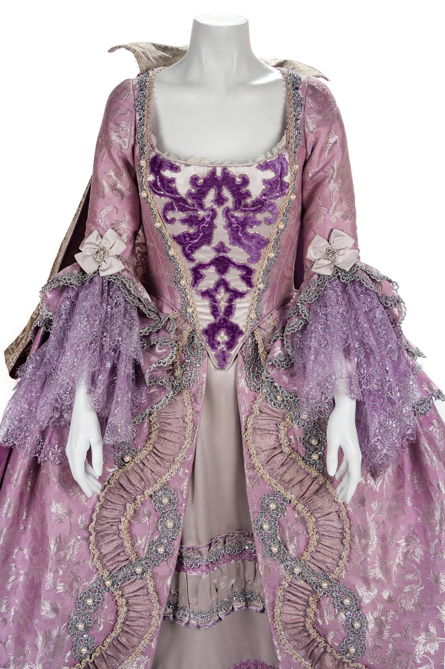 Metropolitan Opera 18th Century Costume, 2009 — Costume worn by Renée Fleming for her role as Marschallin in Act III of Der Rosenkravalier at the Metropolitan Opera, 2009.