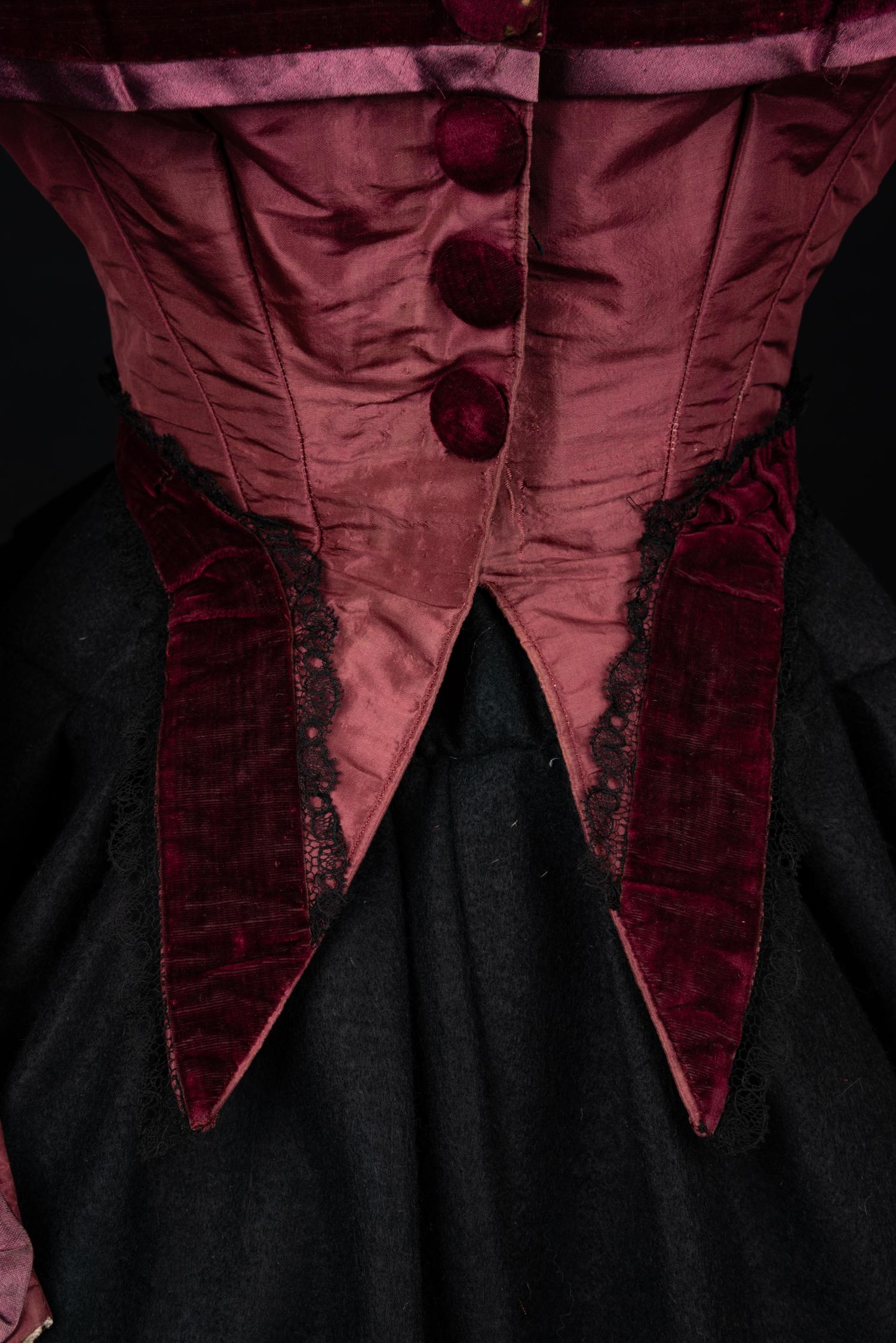 Four Bodices, 1850-70s