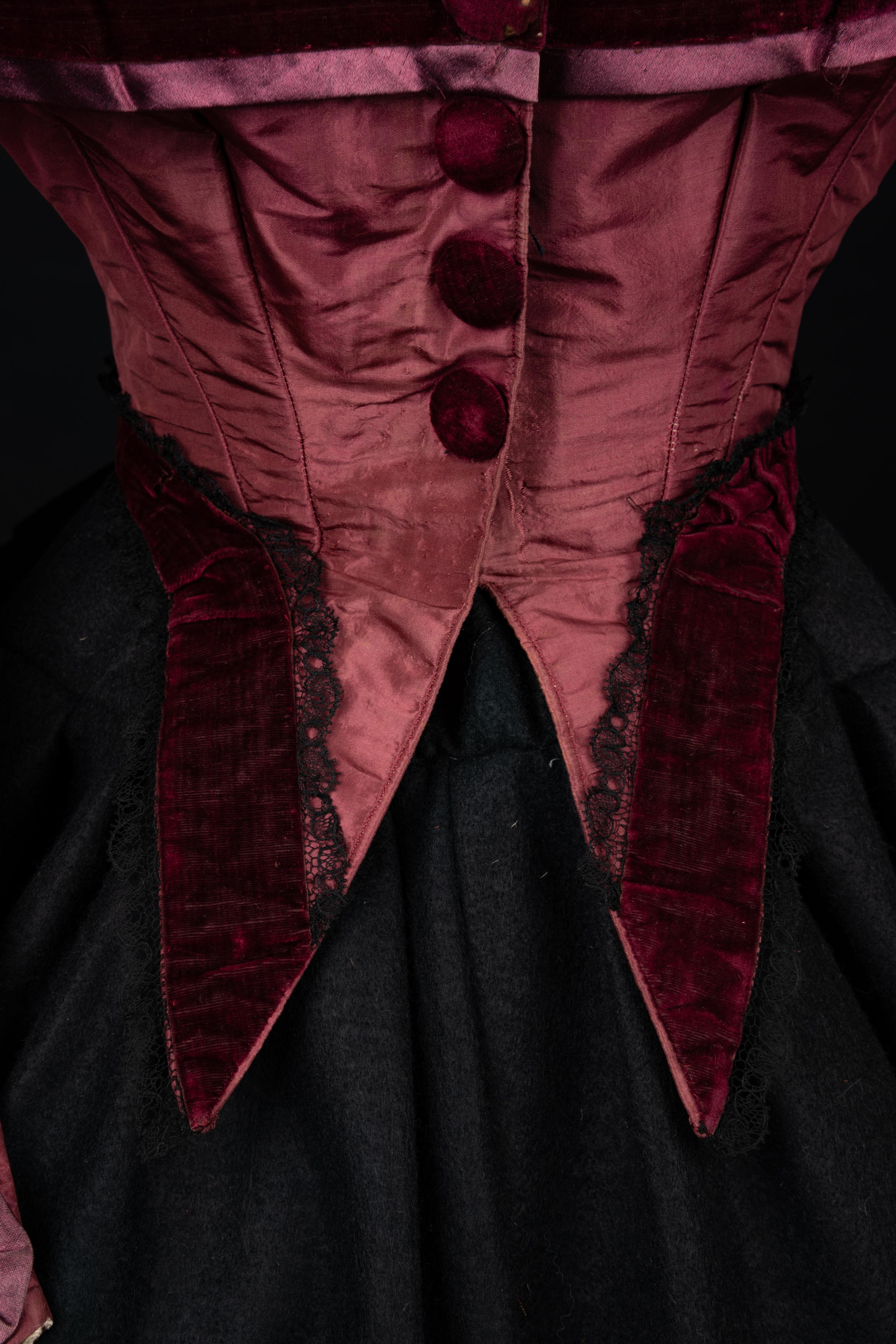 Four Bodices, 1850-70s