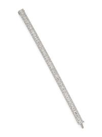 J.K. DAVISON, PLATINUM AND DIAMOND BRACELET