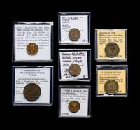 [EXONUMIA] A Collection of Seven United States Political Tokens