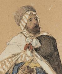 Eugène Fromentin (French, 1820-1876) — Arabe à Cheval