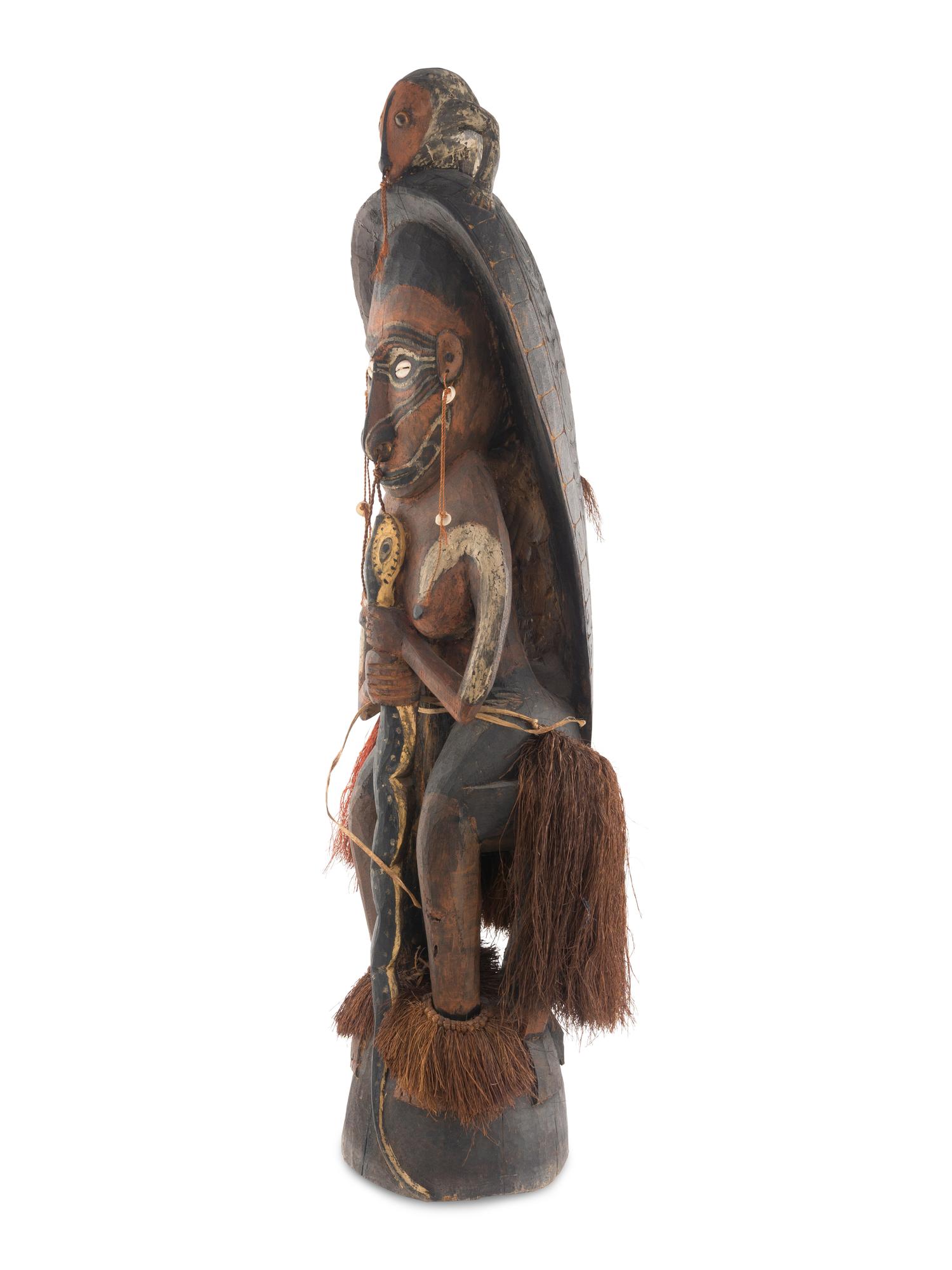 A New Guinea Marriage Ceremonial Statue