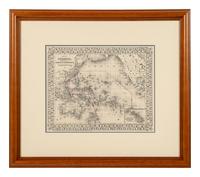 A Group of 13 maps of Chicago and Illinois, comprising: