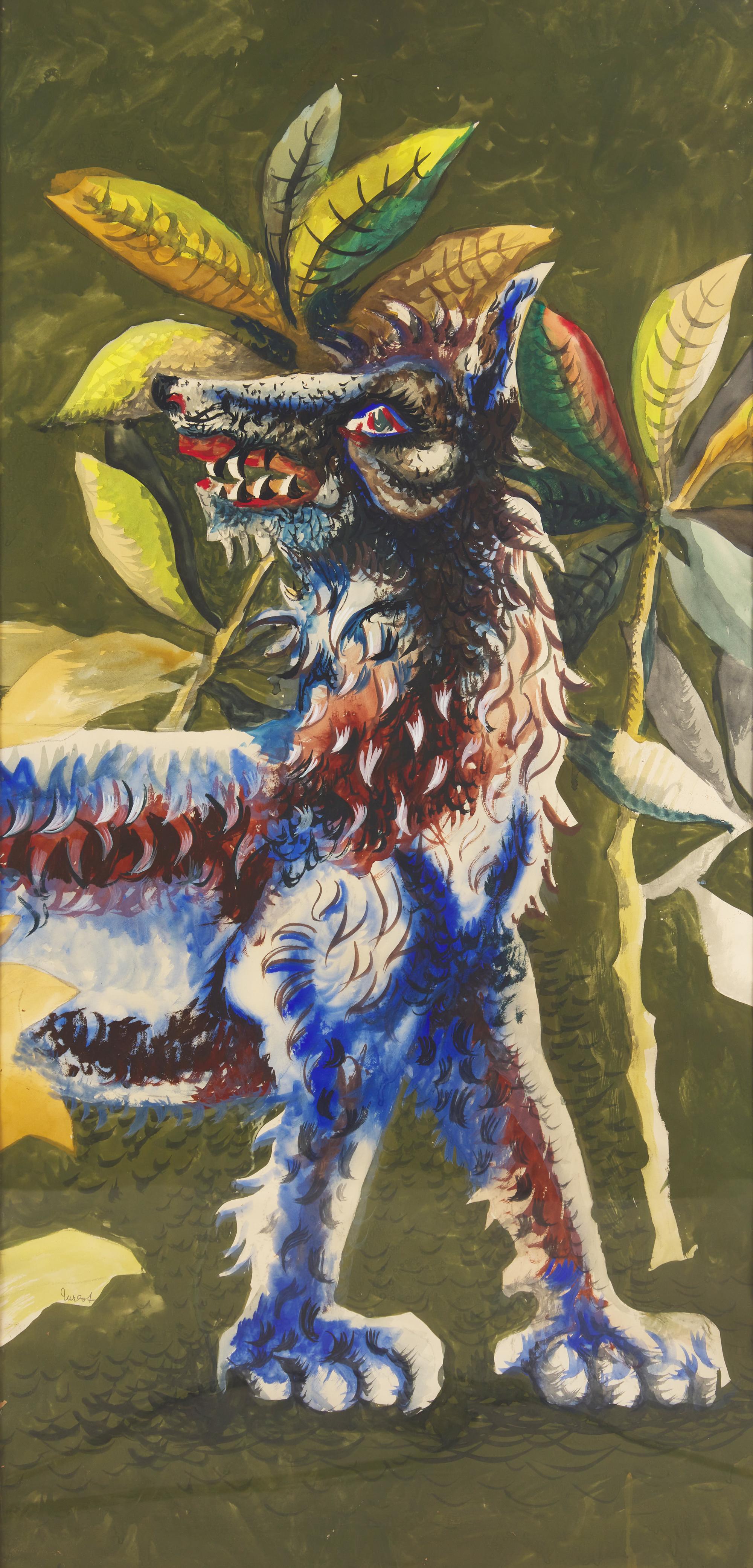 Two Works: Le Chien Bleu; together with Toujours à Taquets, 1952 (2)