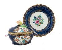 Two Pieces of Worcester Dr Wall Porcelain — 18TH CENTURY