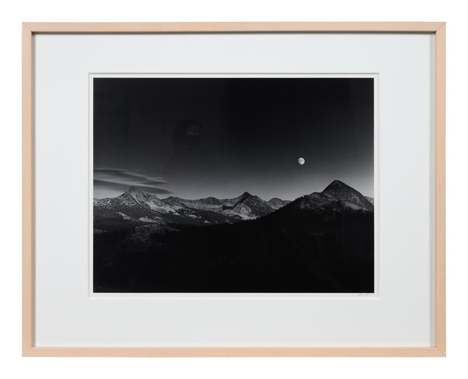 Sierra Nevada: Autumn Moon, The High Sierra From Glacier Point
