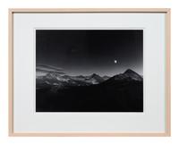 Sierra Nevada: Autumn Moon, The High Sierra From Glacier Point