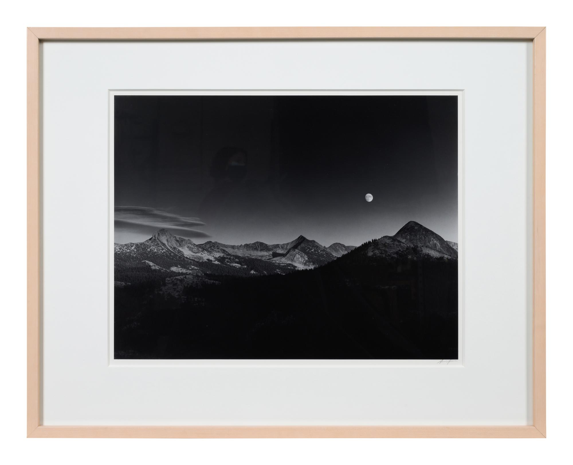 Sierra Nevada: Autumn Moon, The High Sierra From Glacier Point