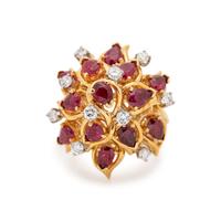 RUBY AND DIAMOND RING