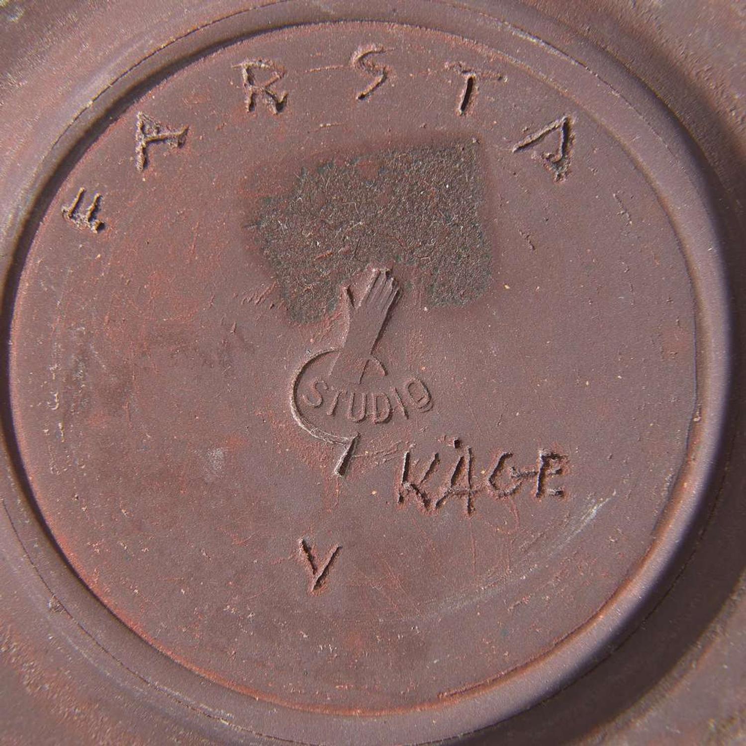 Wilhelm Kåge (Swedish, 1889-1960) Group of Four "Farsta" Vessels, Gustavsberg, Sweden, circa 1960s
