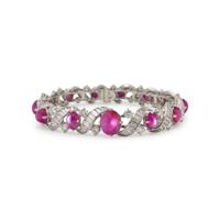STAR RUBY AND DIAMOND BRACELET