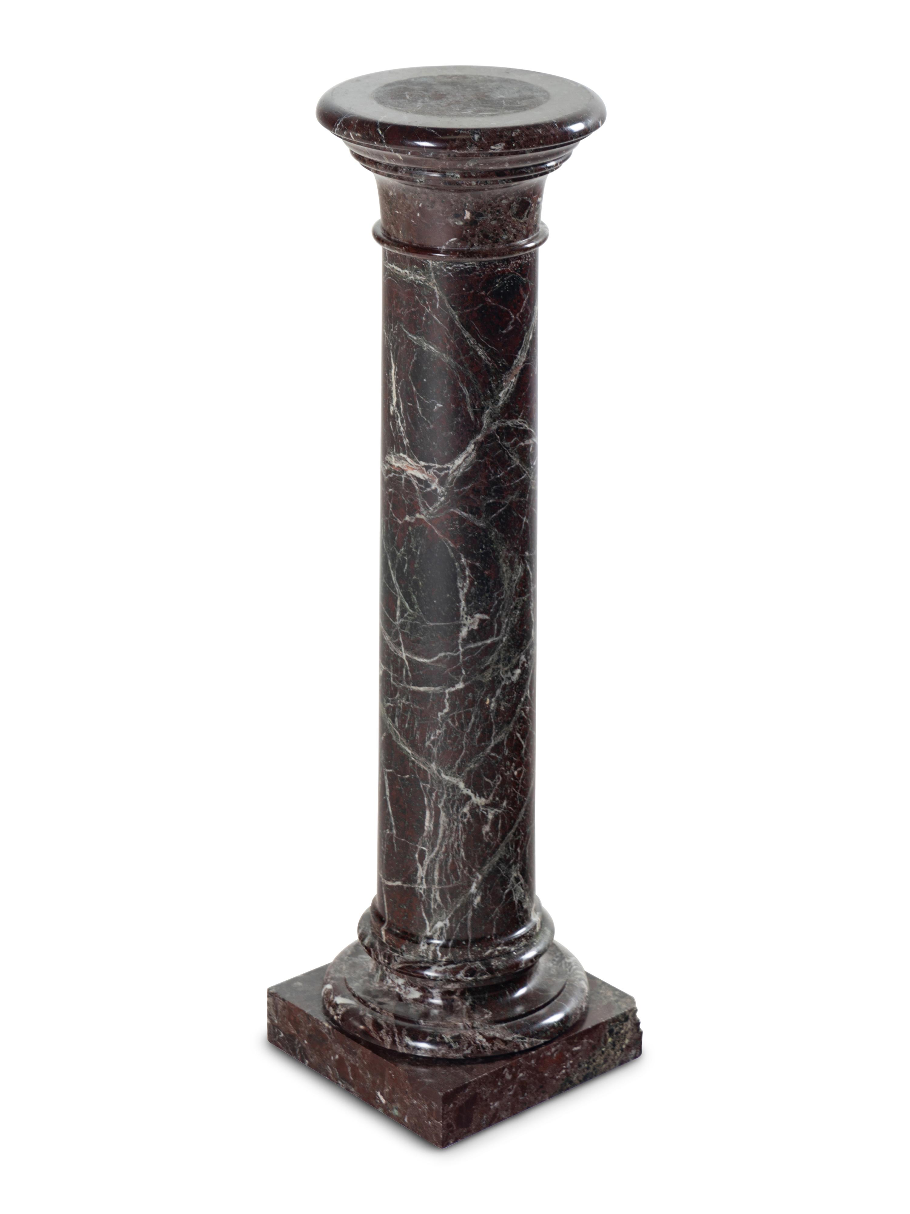 A Continental Marble Pedestal
