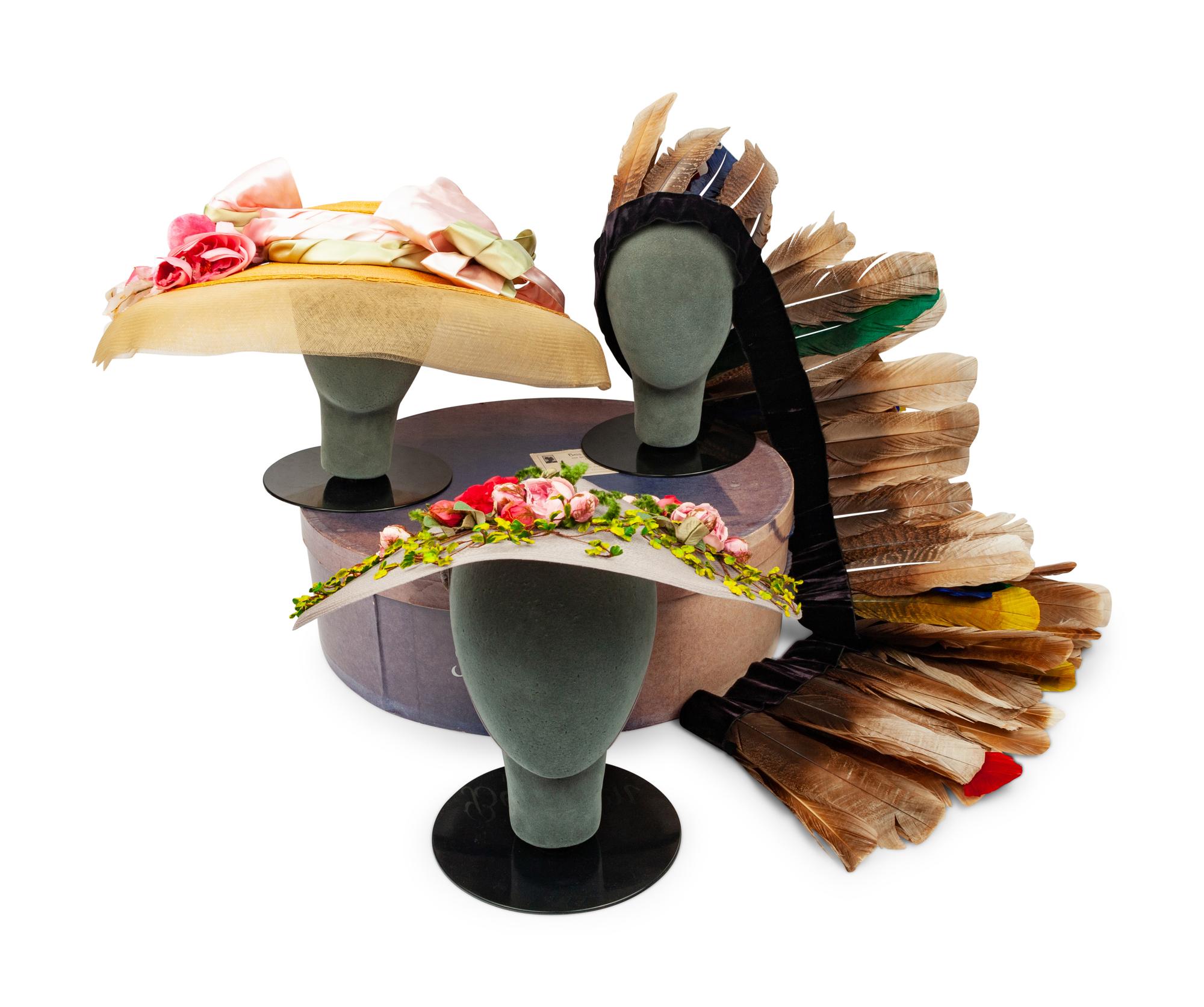 Three Bes-Ben Hats, 1950-60s