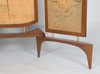Three-panel screen