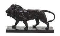 A French Bronze Animalier Figure, ANTOINE LOUIS BARYE (1796-1875), Width 16 1/2 inches. — ANTOINE LOUIS BARYE (1796-1875)
