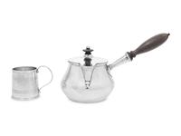 Two Indian Colonial Victorian Silver Articles