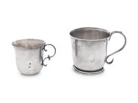 Two American Silver Children's Mugs