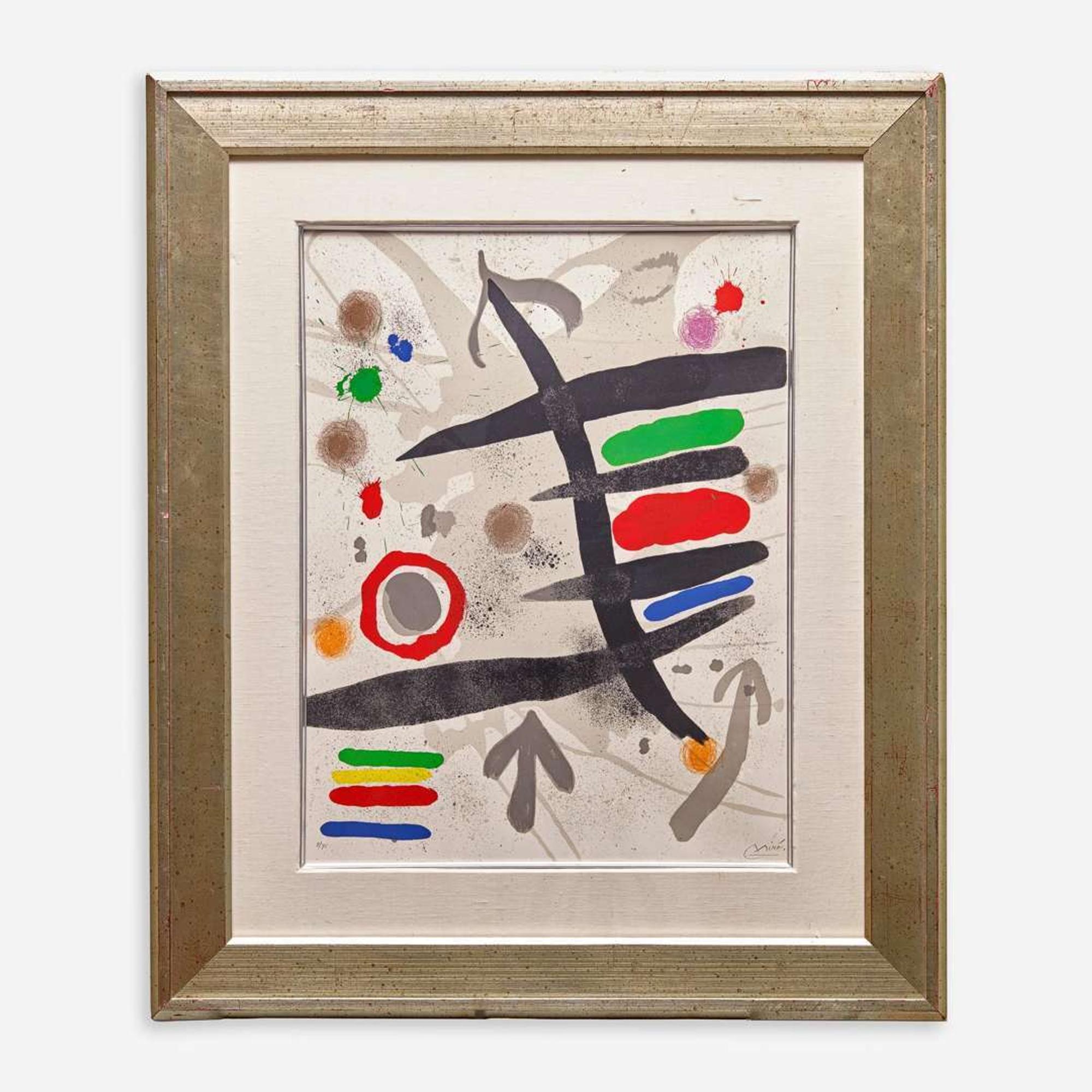 Joan Miró (Spanish, 1893-1983) Les Perseides: One Plate