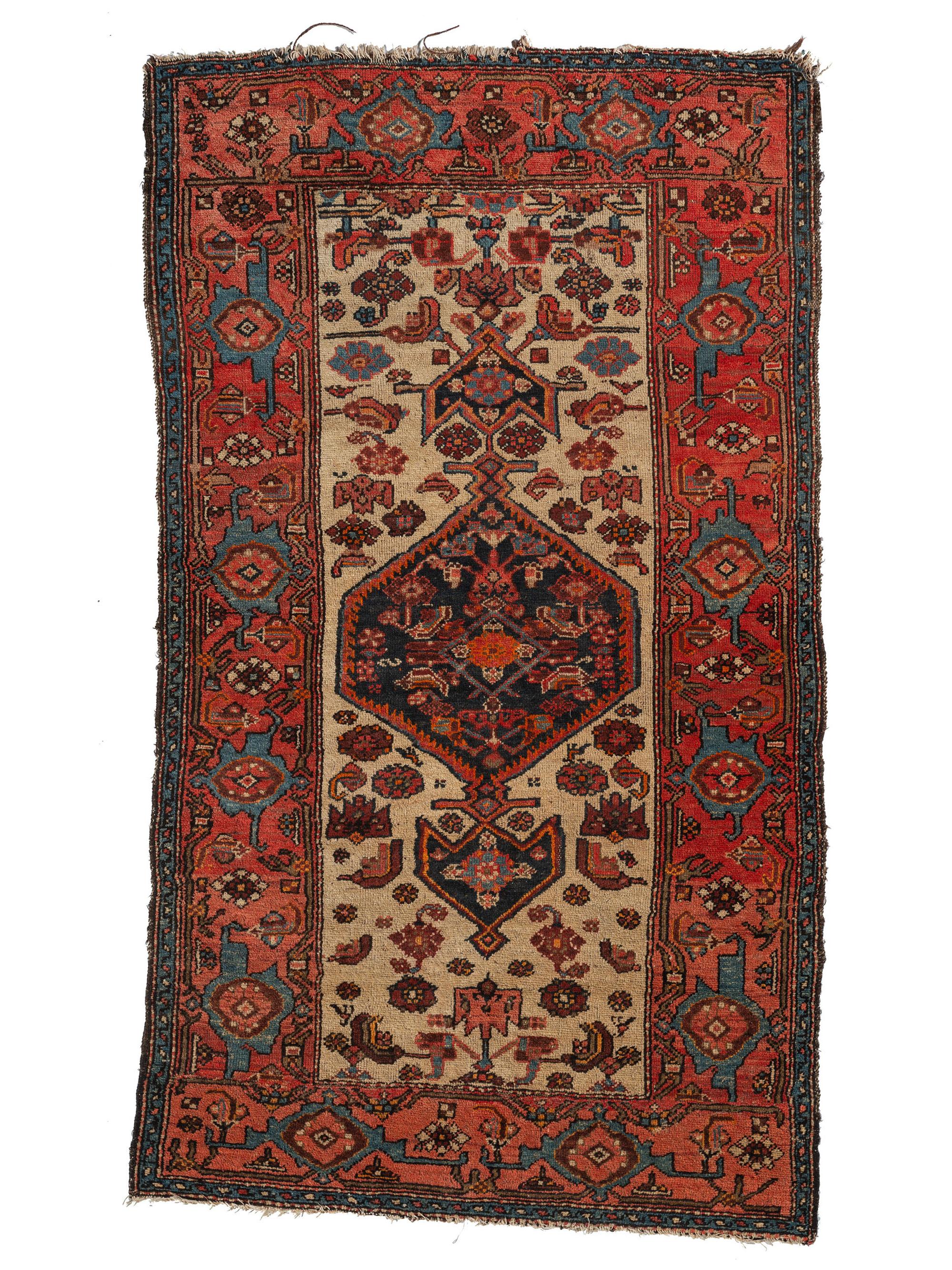 A Hamadan Wool Rug
