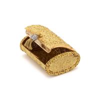 TIFFANY & CO., FRANCE, YELLOW GOLD AND DIAMOND PILL BOX