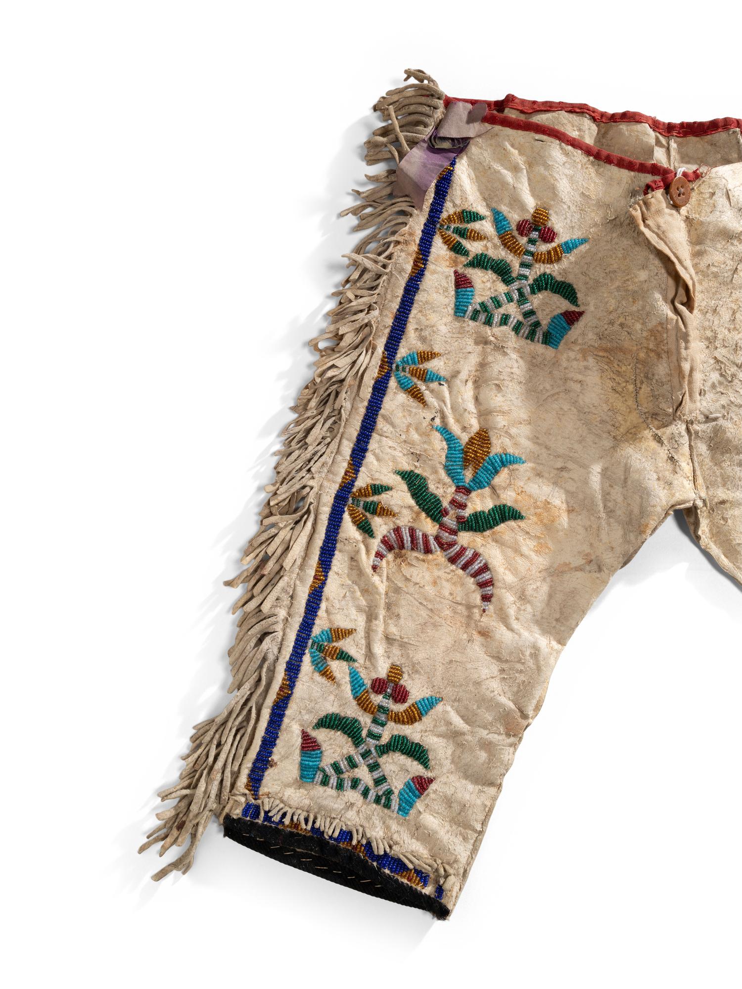Santee Sioux Boy's Beaded Pants