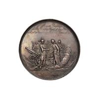 [EXONUMIA] An 1641 English Silver Medallion by Johann Blum (1599-c.1662) Commemorating the Marriage of Princess Mary to William II of Orange (102.6 g, 72mm)