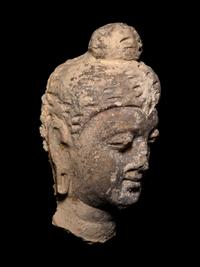 Five Gandharan Fragmentary Stucco Heads