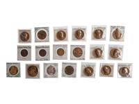 [EXONUMIA]. A group of presidential and Americana medals and tokens, comprising: