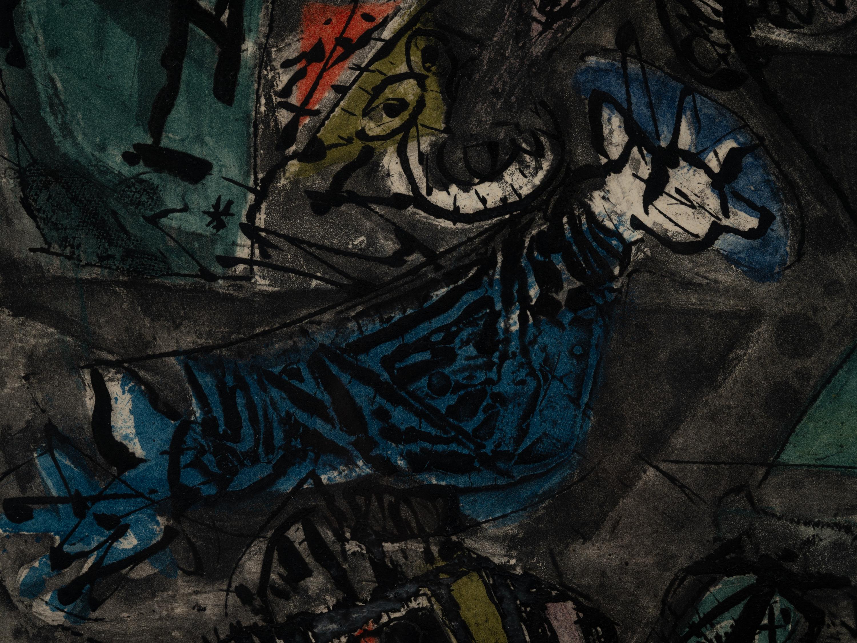 Lutte 11 and Moisson ( Pair of Works), 1965-1966