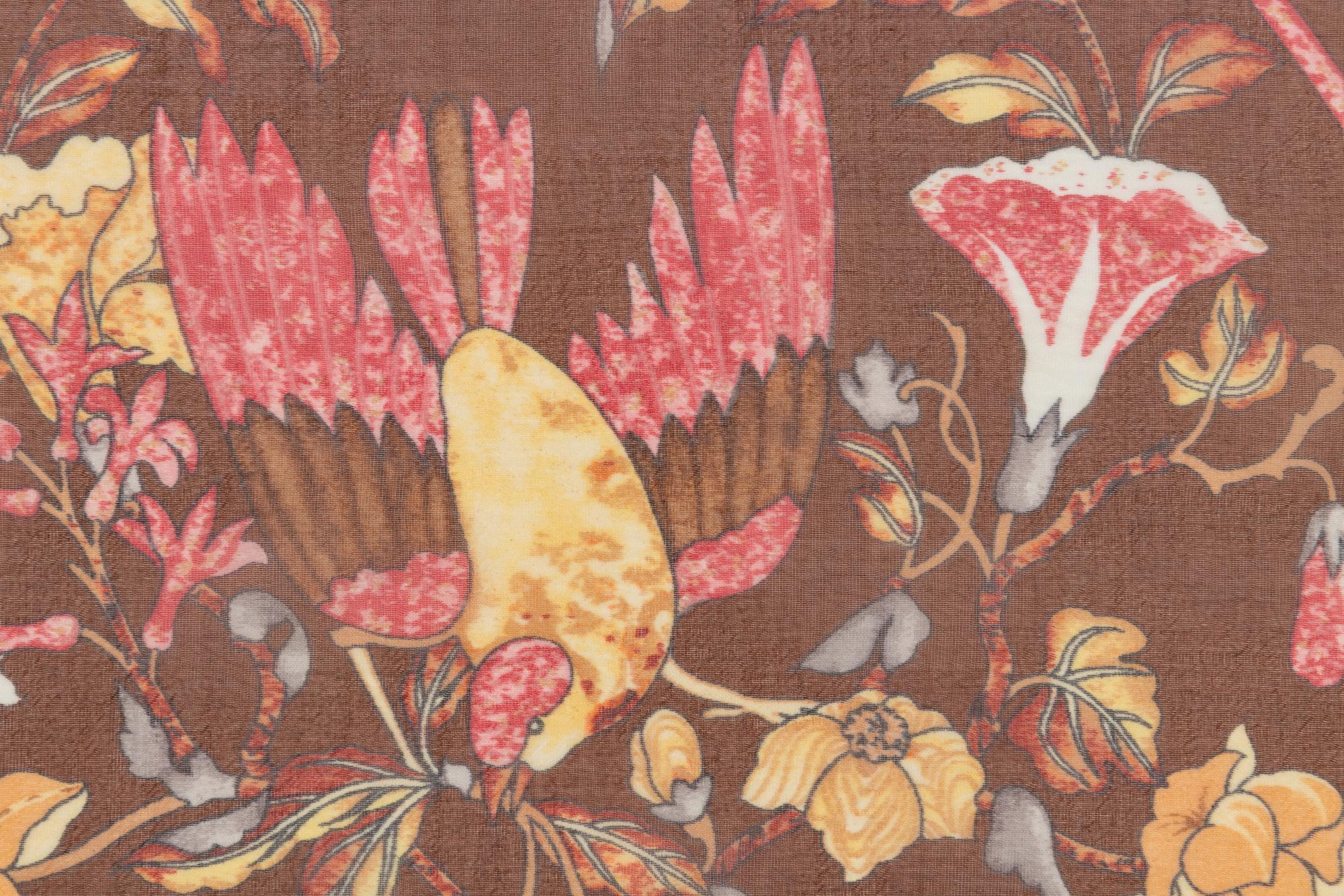 Three Hermès 90cm Silk Chiffon Scarves