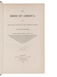AUDUBON, John James (1785-1851). The Birds of America, from Drawings Made in the United States and their Territories. New York and Philadelphia: J.J. Audubon and J.B. Chevalier, [1839-] 1840-1844.
