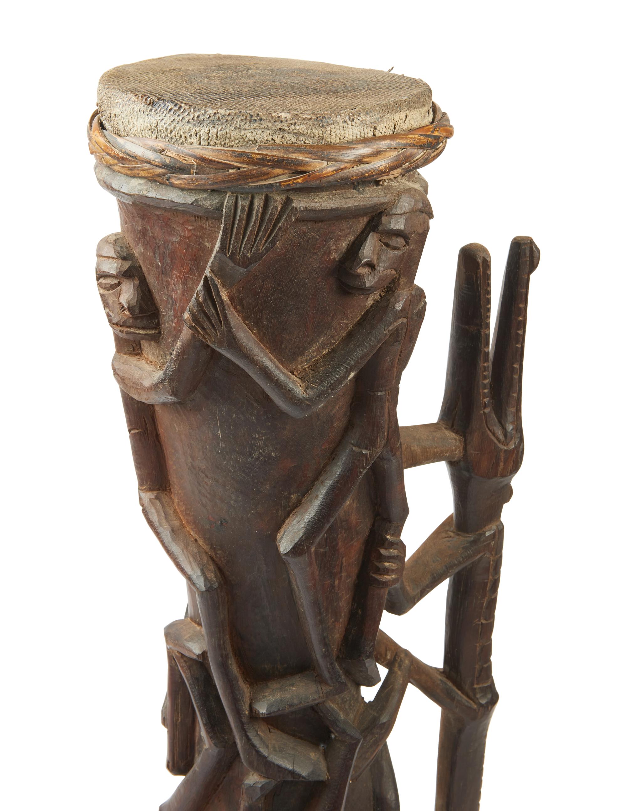 Two Asmat Drums